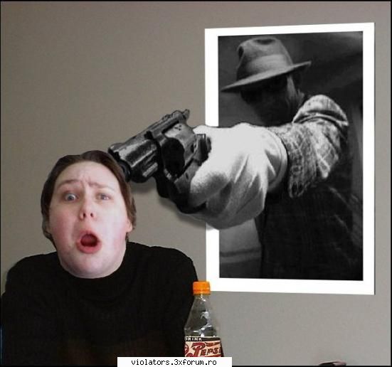 my favorite hit man :p pepsi vs cola ... who will win the war